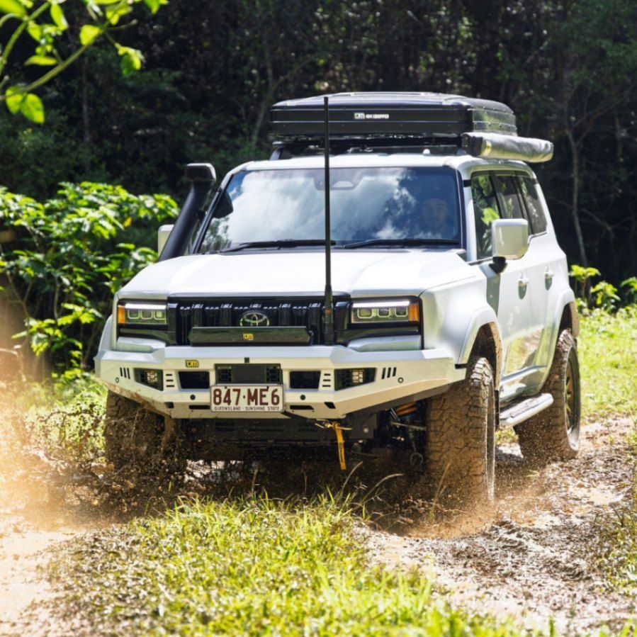 4x4 Vehicle in A Rough Terrain