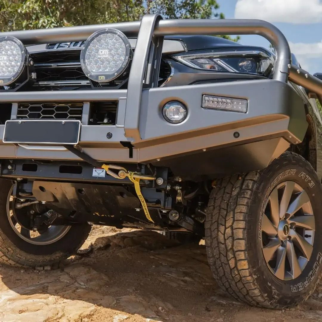 Bullbar And Underbody Protection Installed On A 4x4