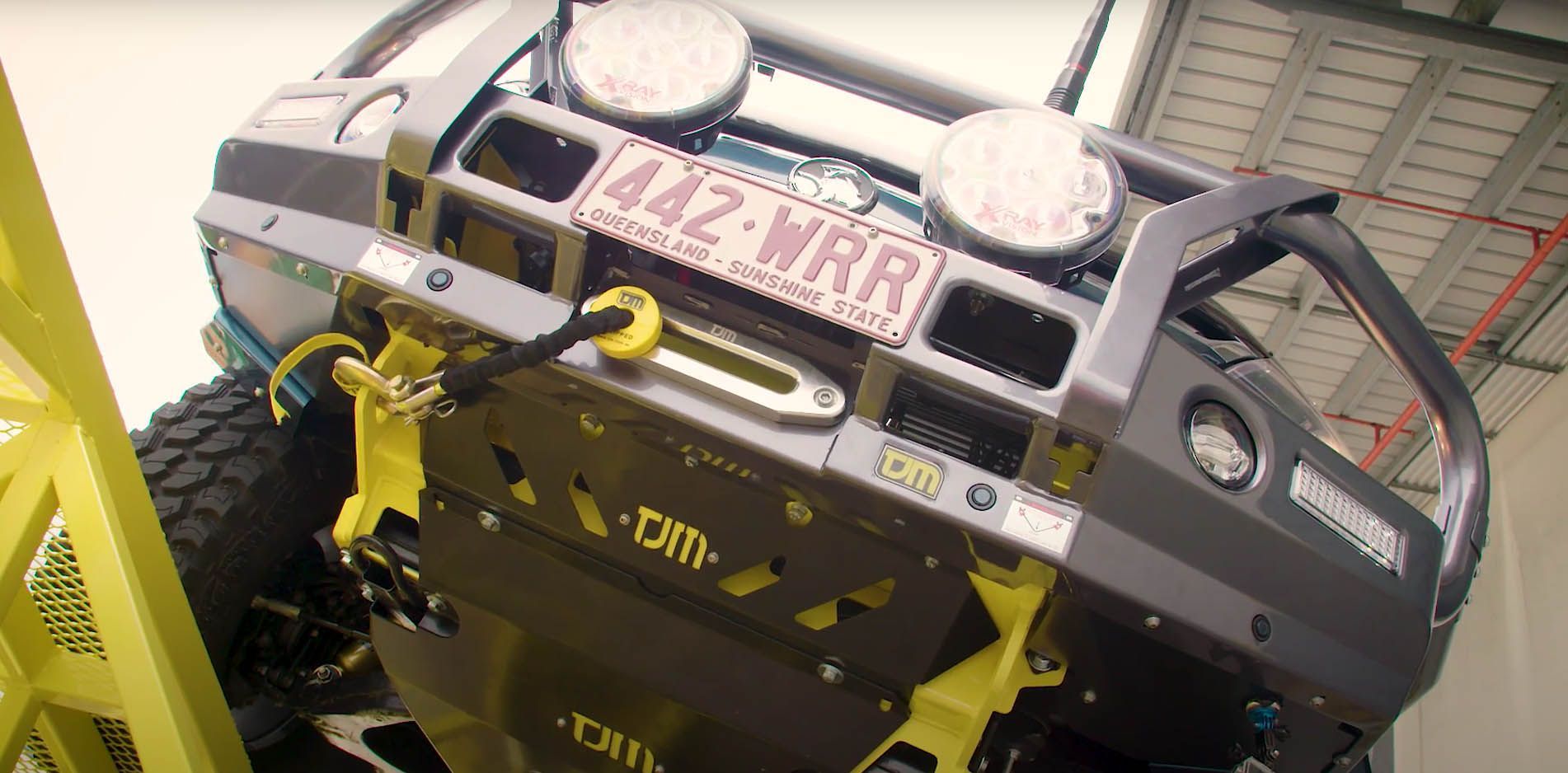 Off-road Vehicle With Bull Bar, Winch, and Spotlights — TJM Wagga Wagga In Ashmont, NSW