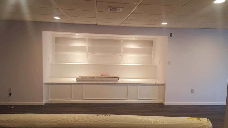 There is a mattress in the middle of the room.