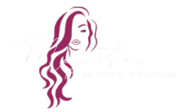 Logo of a woman's face with long, flowing pink hair and a white signature-style text beneath it.