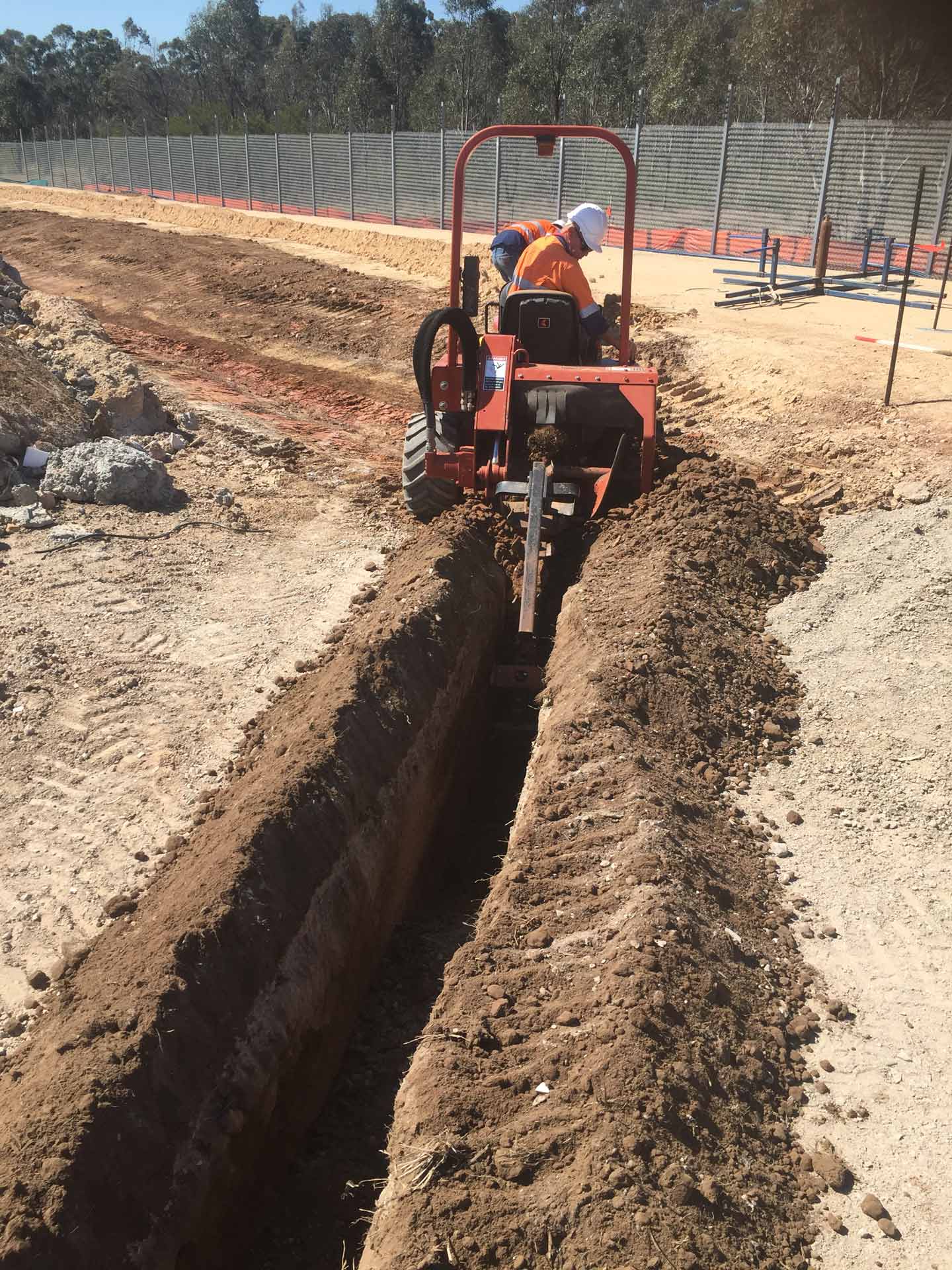 Trenching / Poly Welding