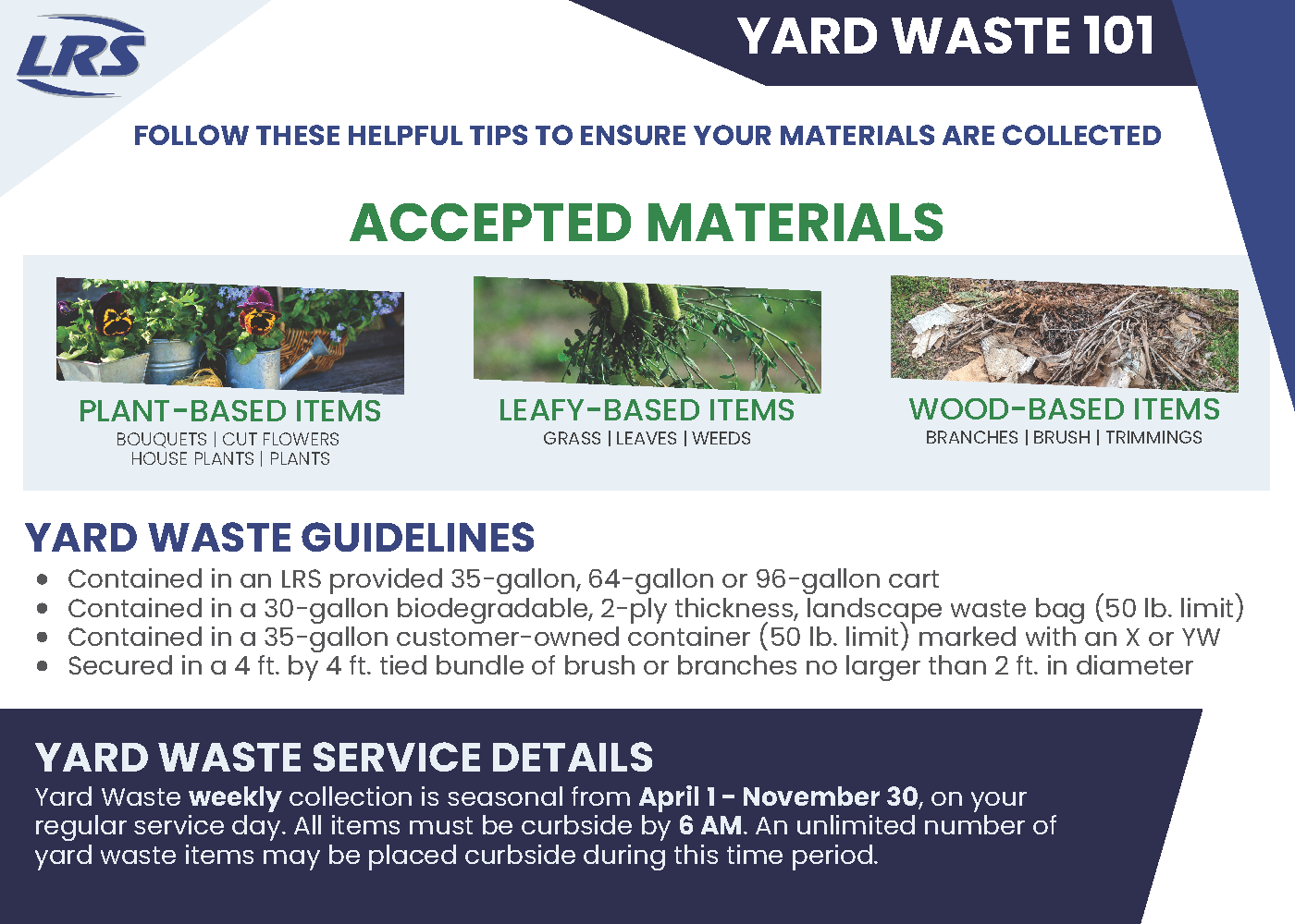 Yard Waste Service Details