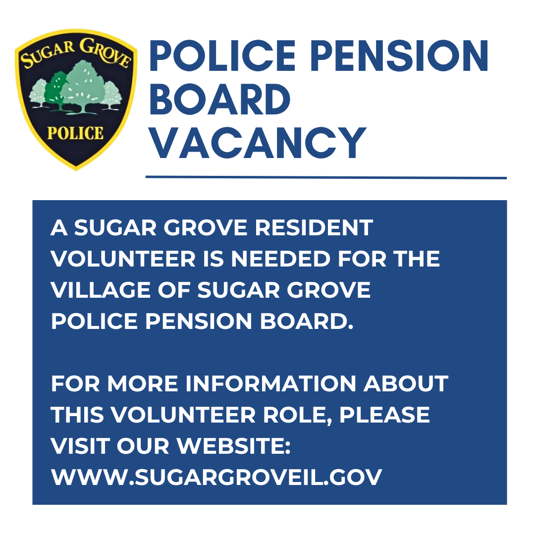 Police Pension Board Vacancy