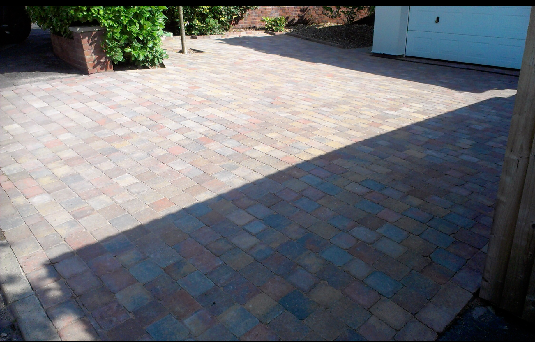 tobermore tegula heather block paving driveway in hest bank near morecambe