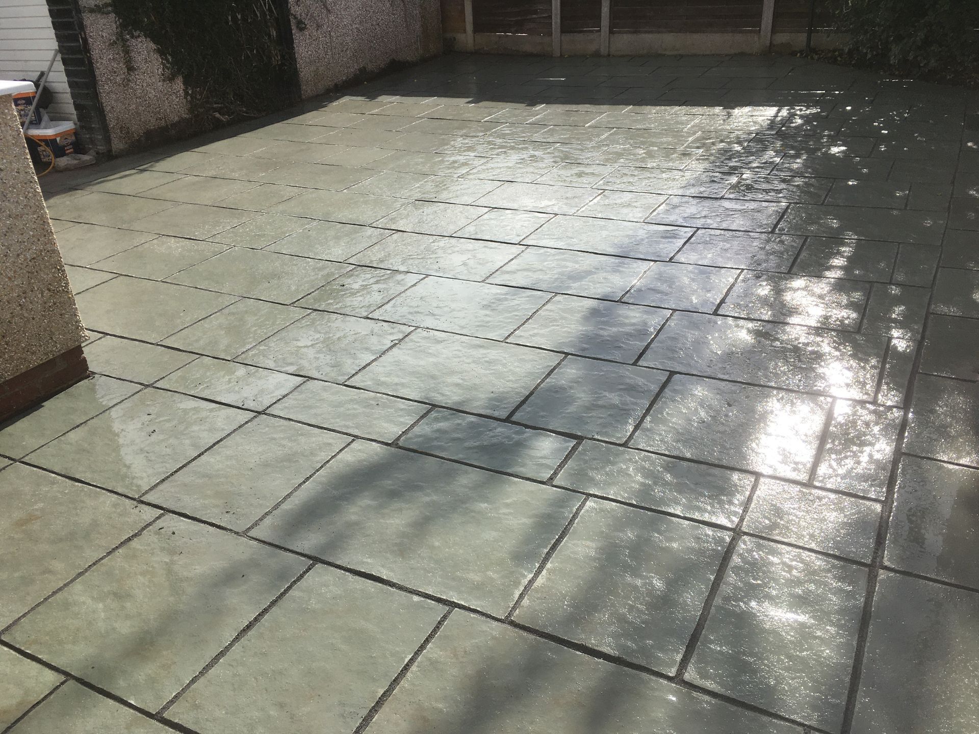 Koda blue indian sandstone patio morecambe