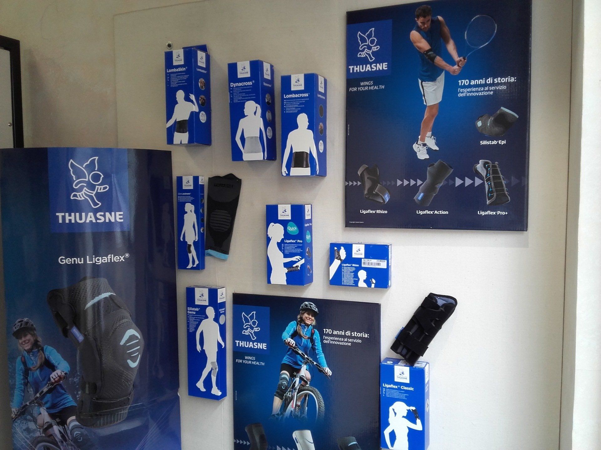 ginocchiere e tutori sportivi