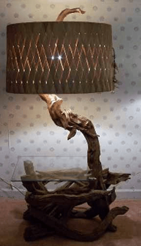 1009 Driftwood Floor Lamp — Raleigh, NC — Regan Lewis Antiques