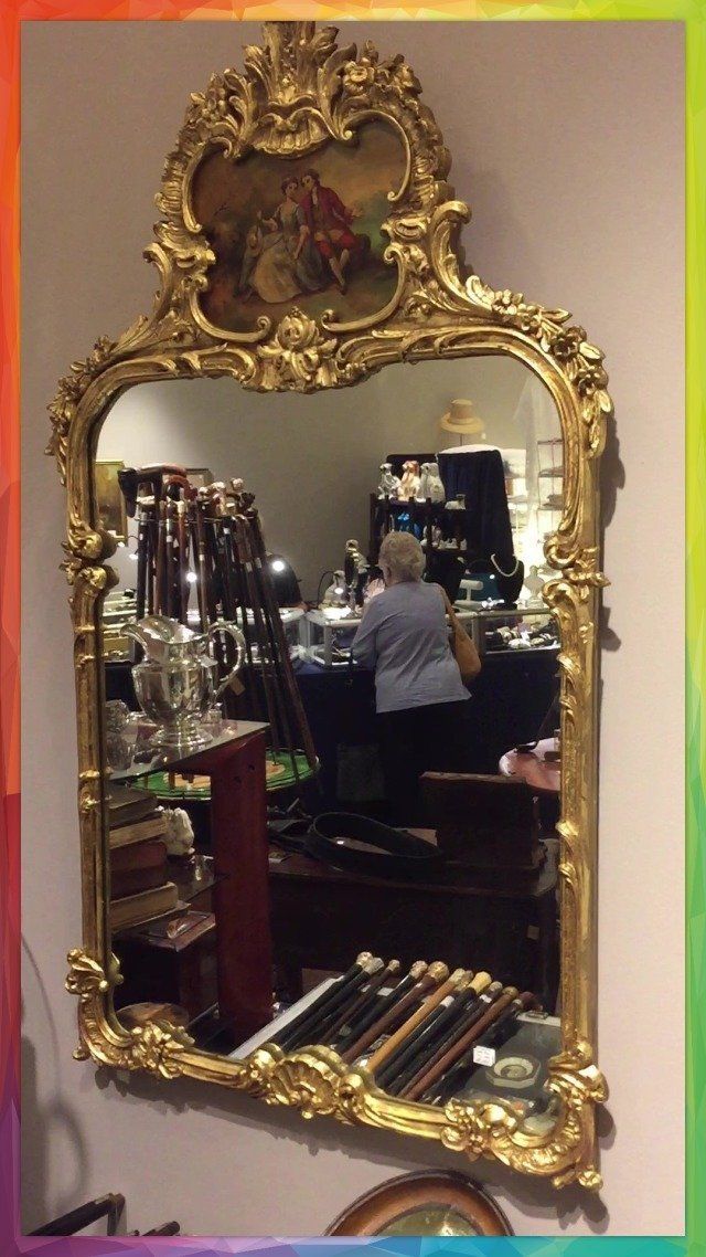 3050 Antique French Mirror — Raleigh, NC — Regan Lewis Antiques