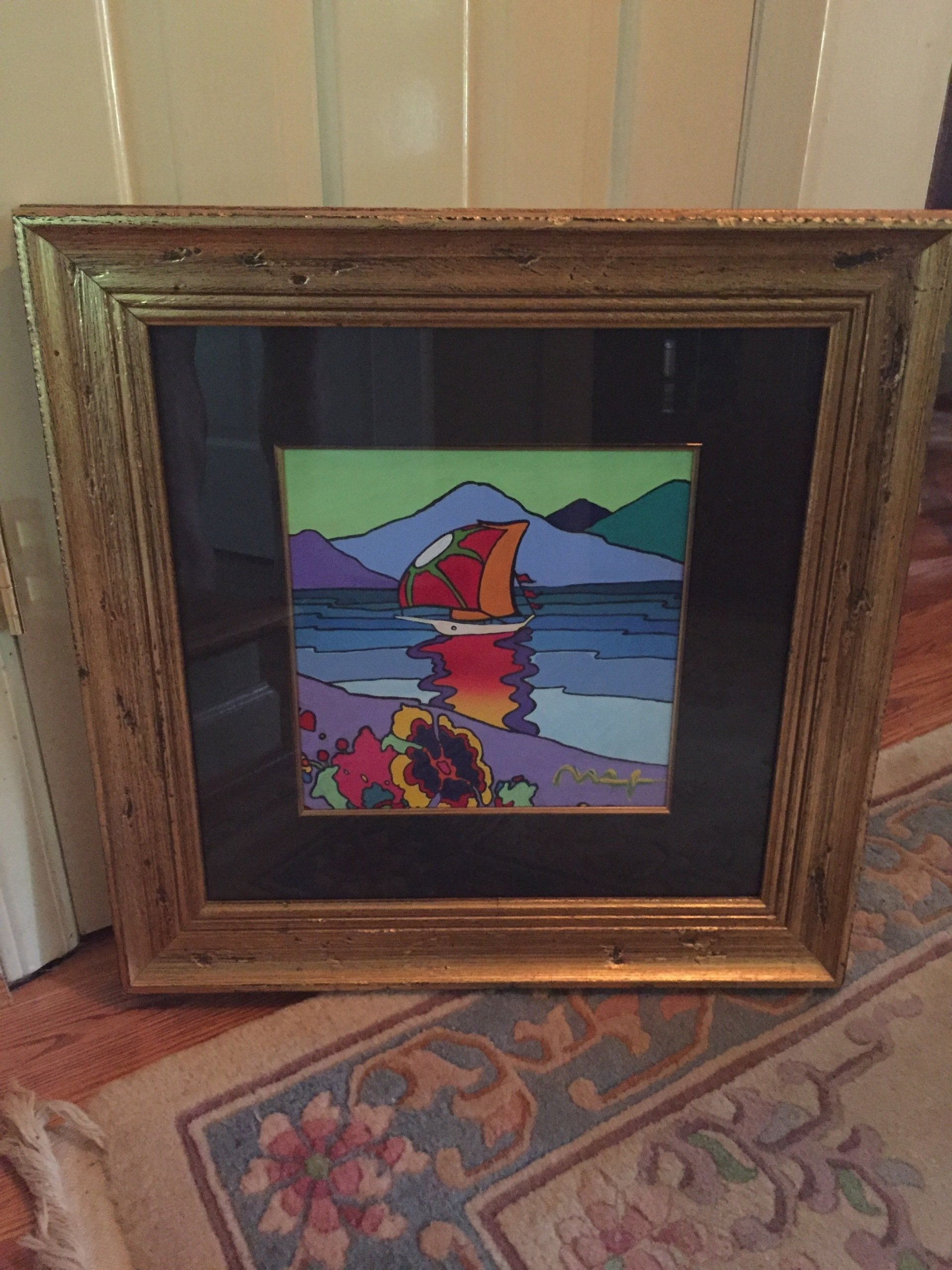 3759 Sunset Artist Peter Max — Raleigh, NC — Regan Lewis Antiques