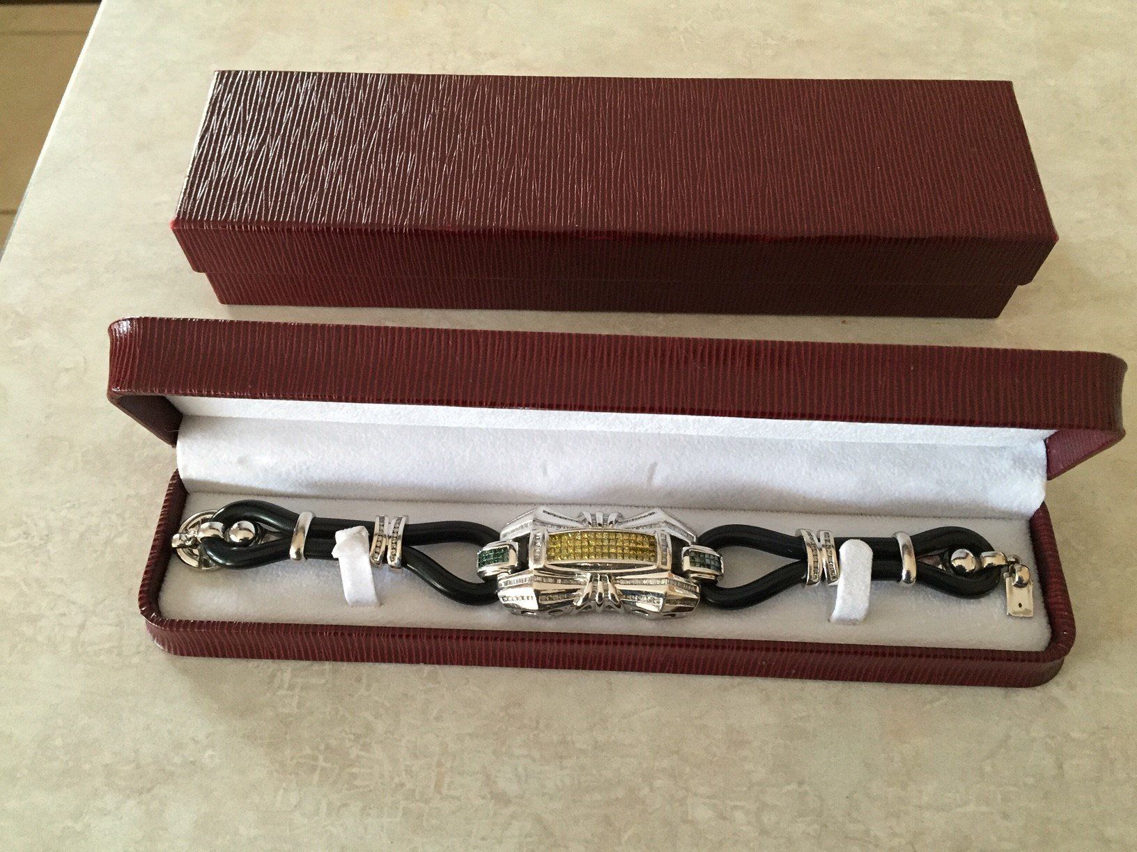 Bracelet Colored Diamonds — Raleigh, NC — Regan Lewis Antiques