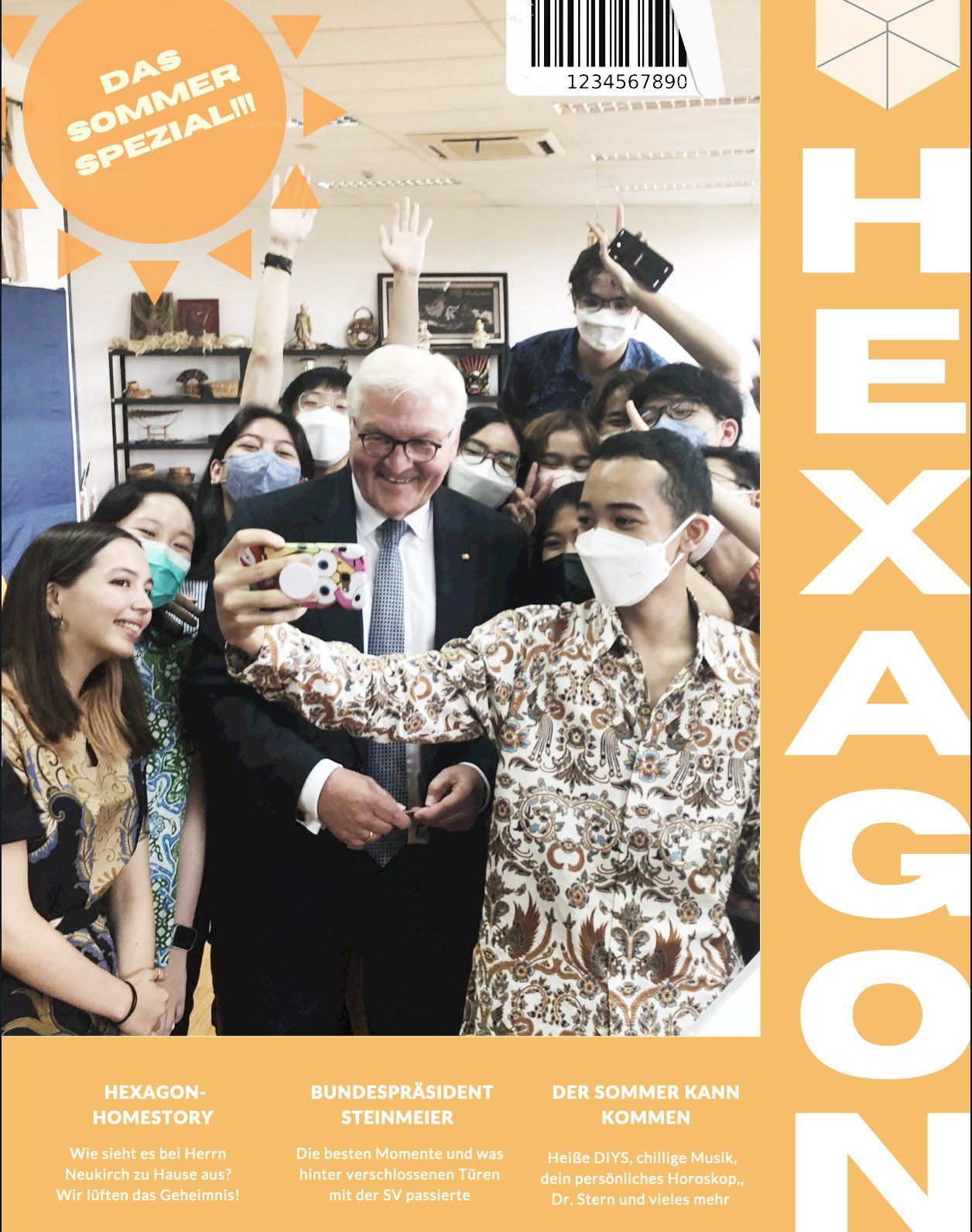 Hexagon July, the Student magazine of Deutsche Schule Jakarta