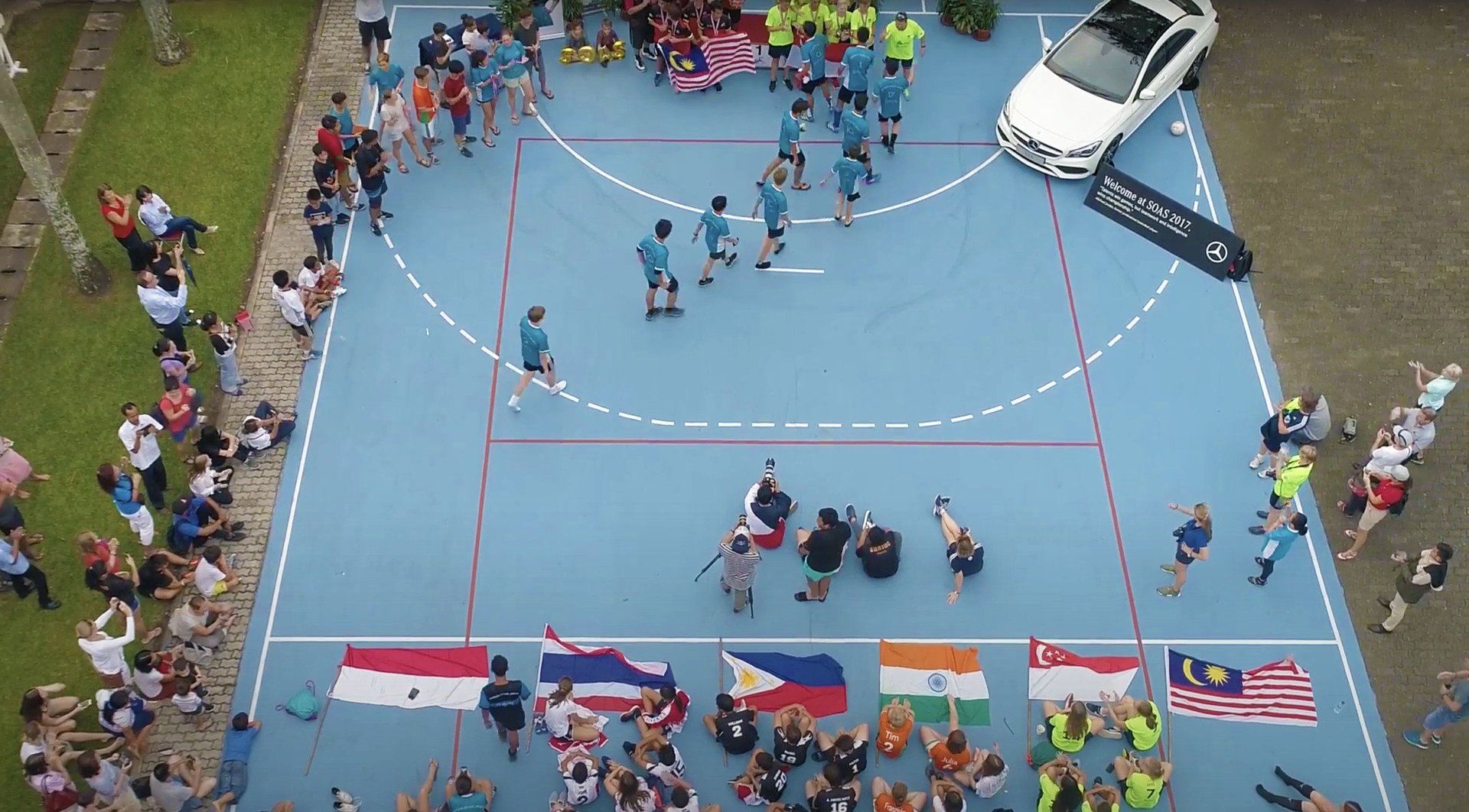 Scenes from the  South East Asian Games at  he German School Jakarta in 2017