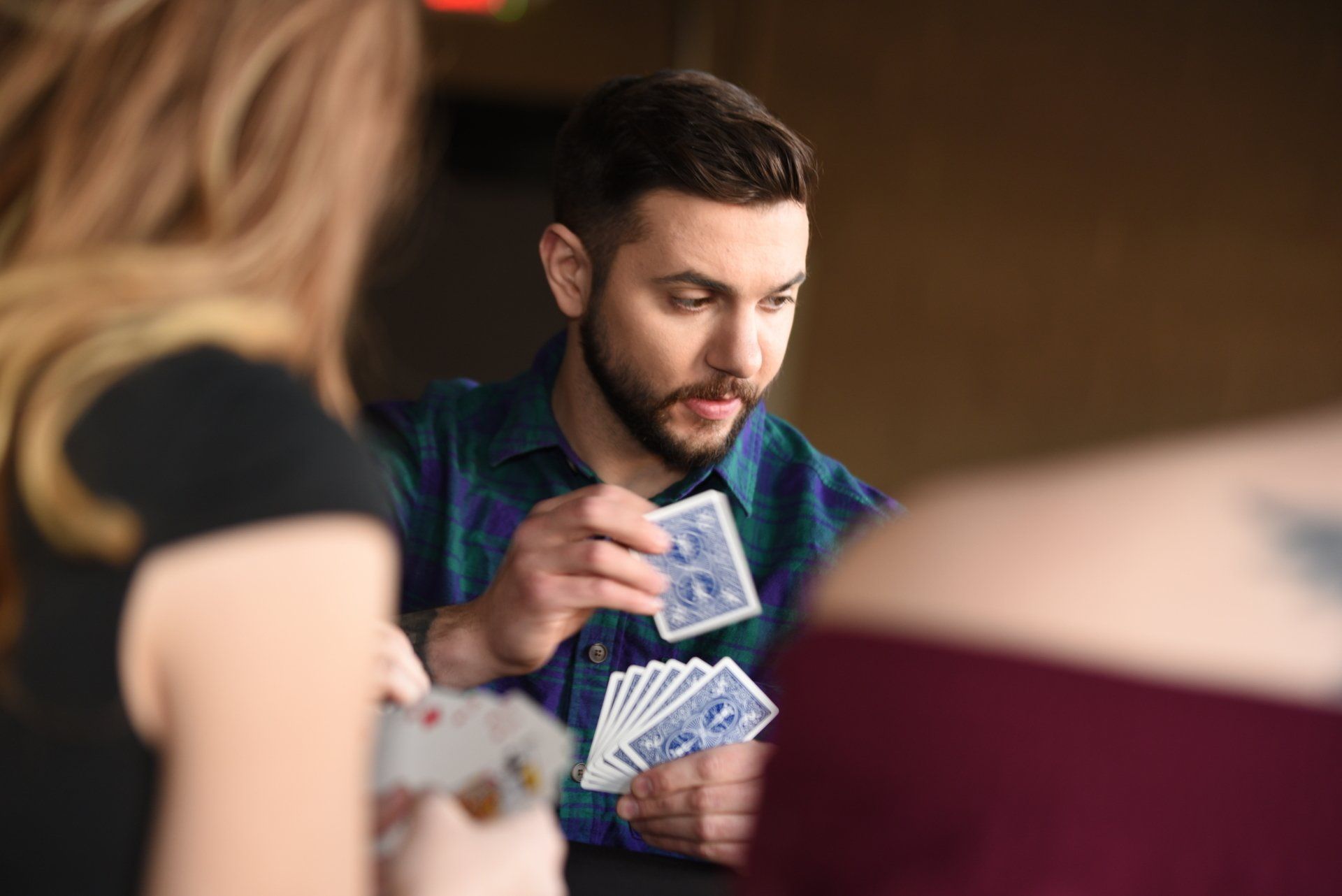 Actor Eric Francis Francis Melaragni on set.
