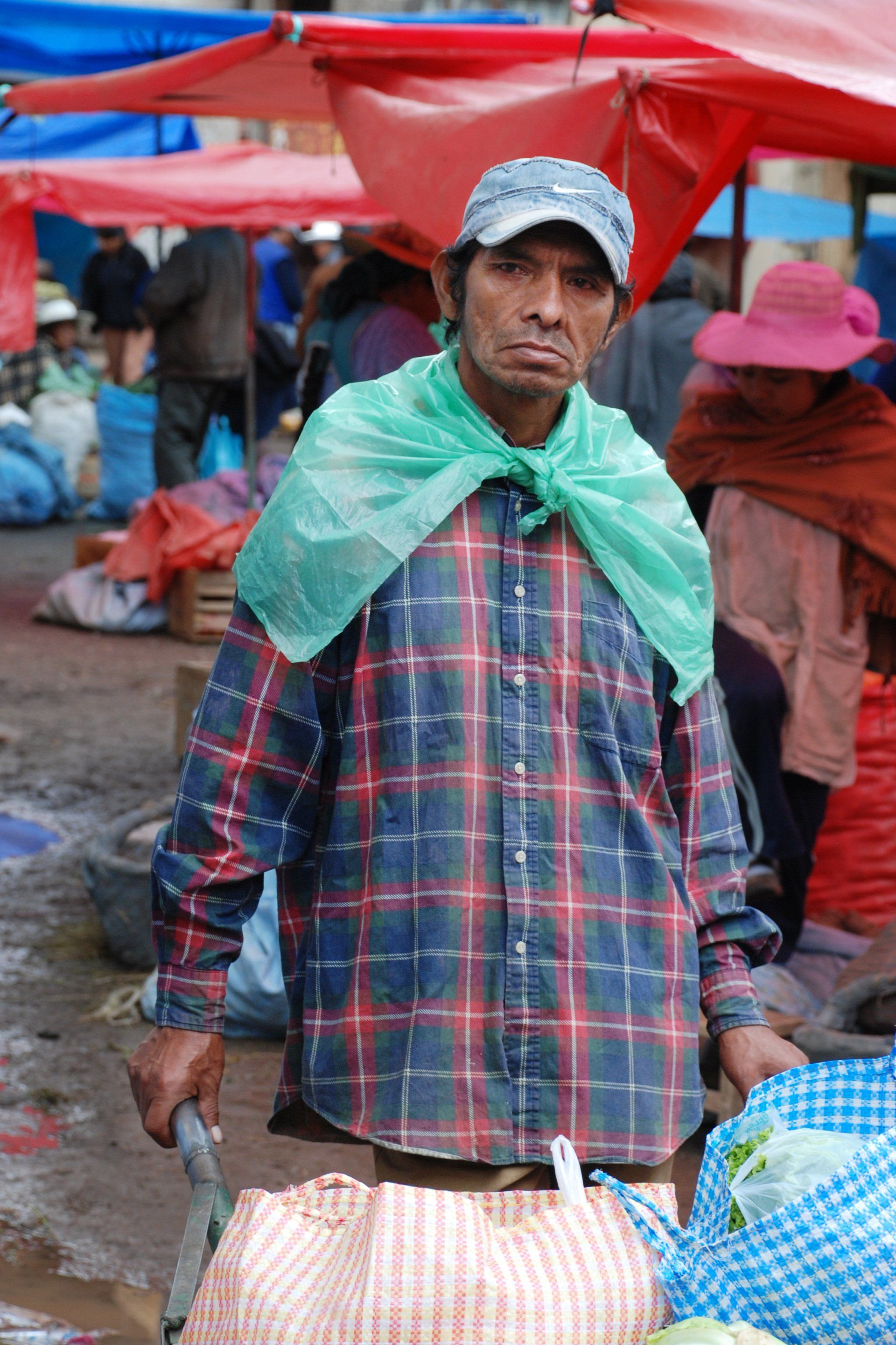 Street vendor in Cuzco,Peru.