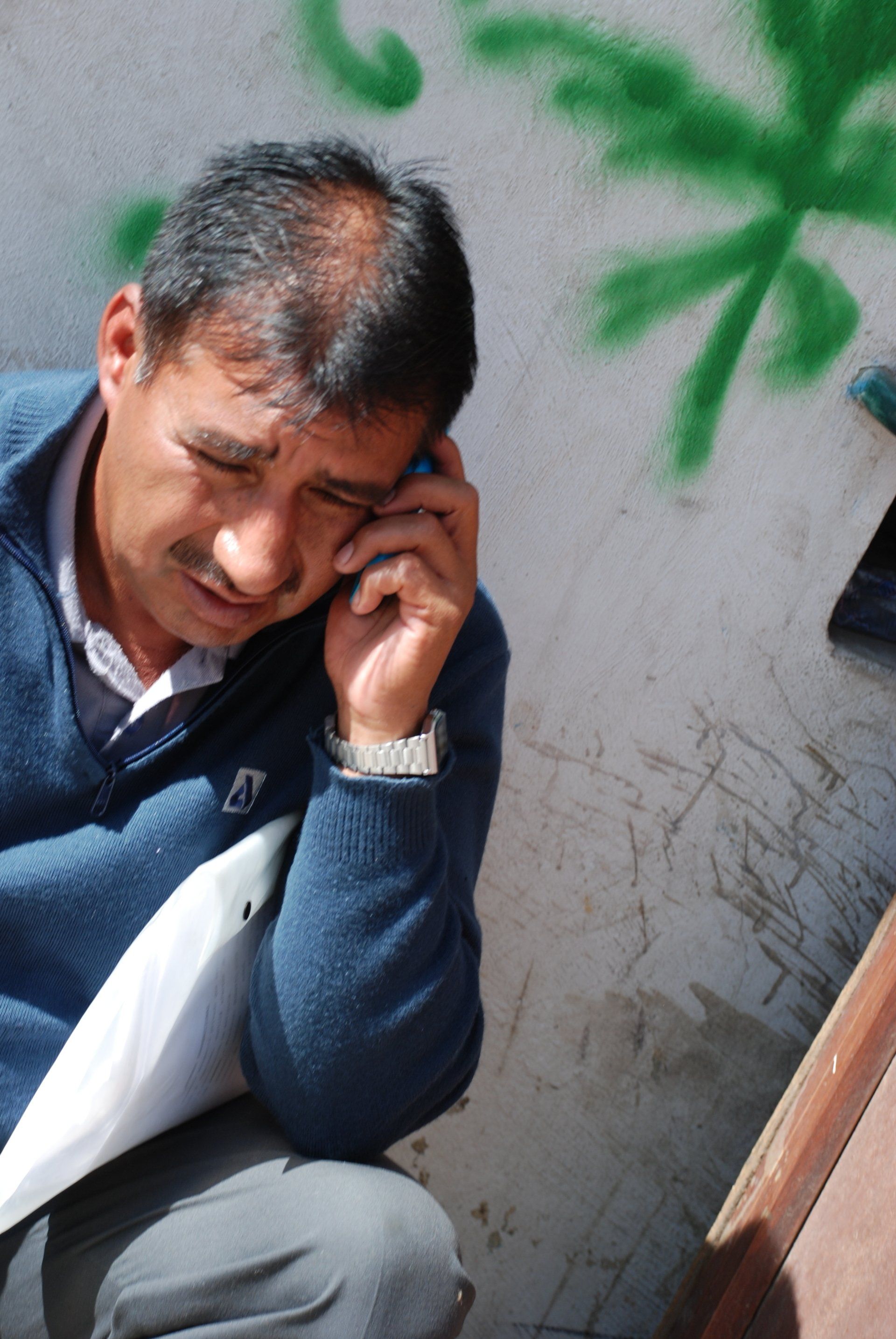 Man in Bolivia, South America.