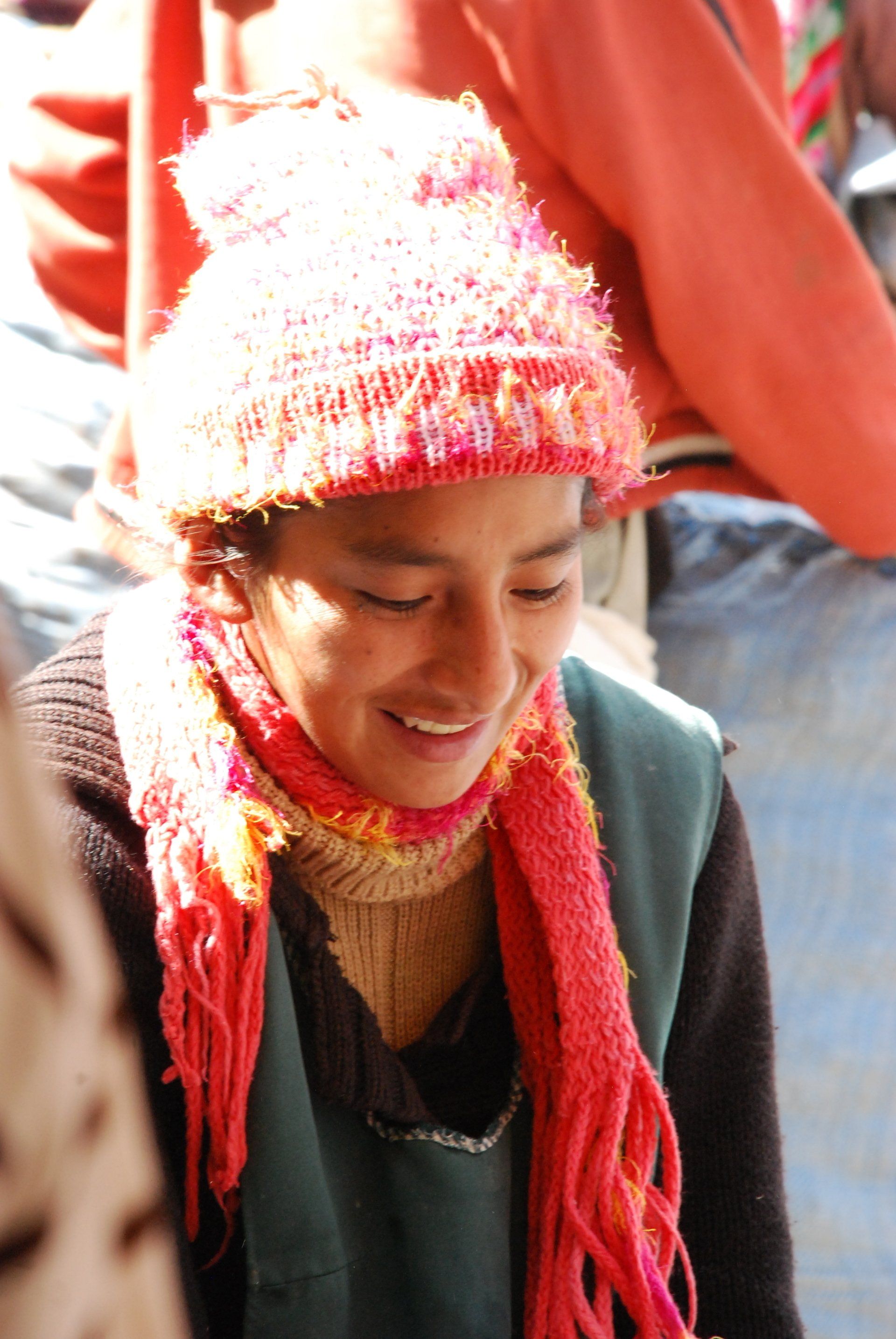 Woman in Bolivia, South America.