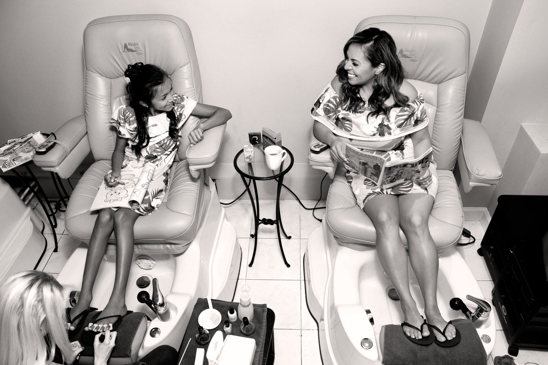 Lifestyle photography at Serenity Spa and Salon in York, PA