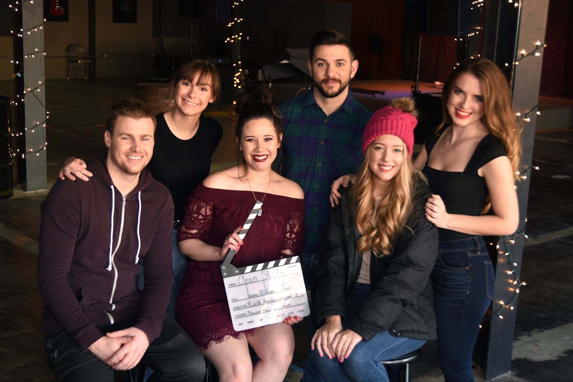 Cast photo of webseries Clean Slate with actor Eric Francis Francis Melaragni.