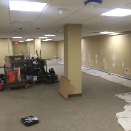 Yellow Side View Drywall