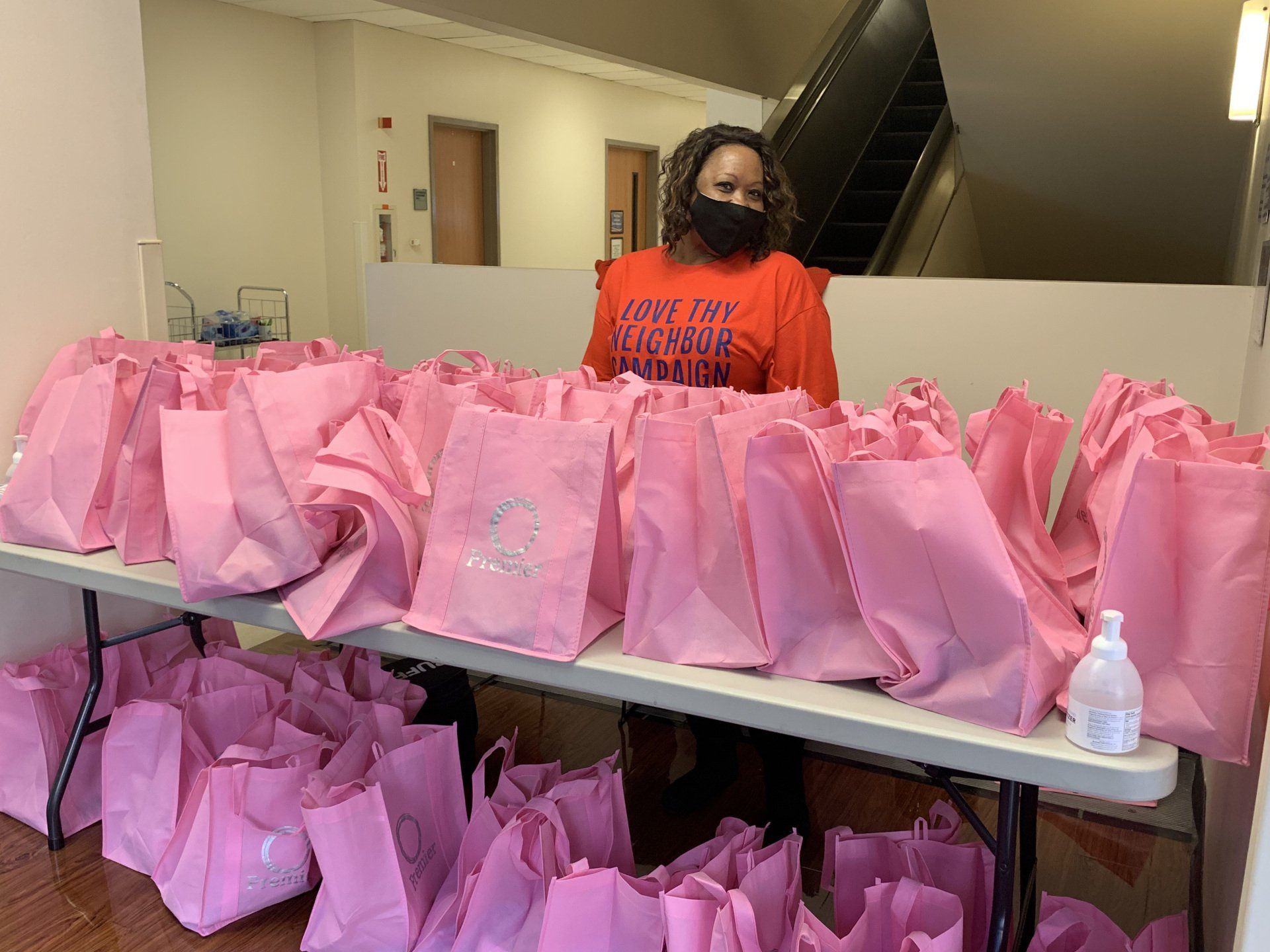 Woman With Pink Bags — Nashville, TN — CHEN