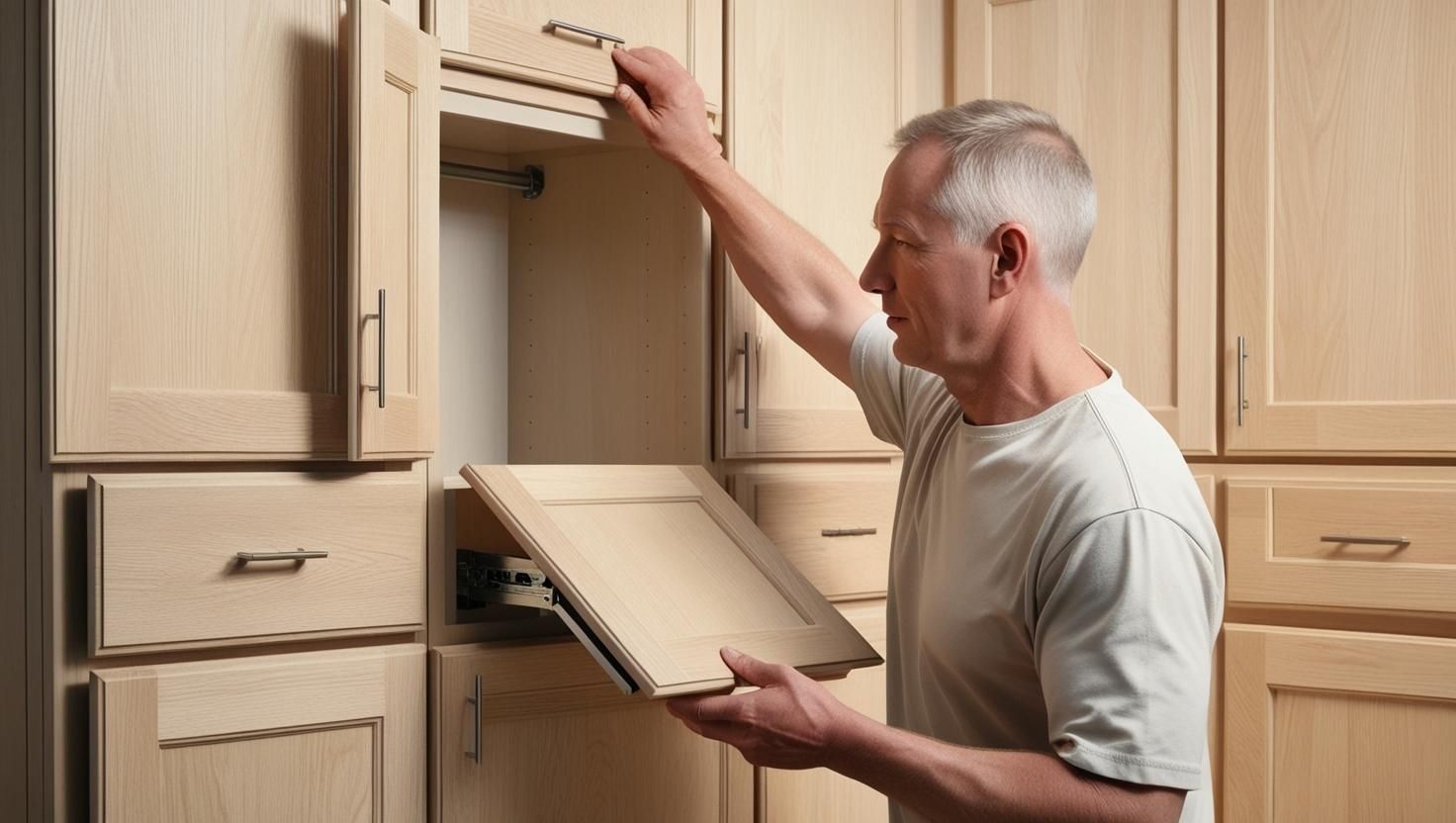 Guide explaining the benefits of soft-close cabinet hinges including noise reduction and enhanced du