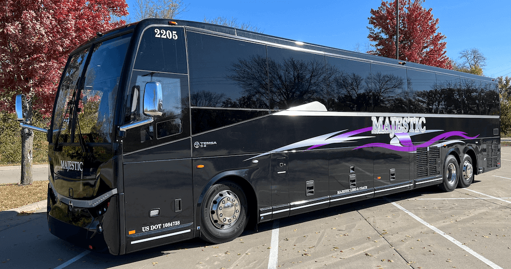 charter coach bus transportation service Des Moines