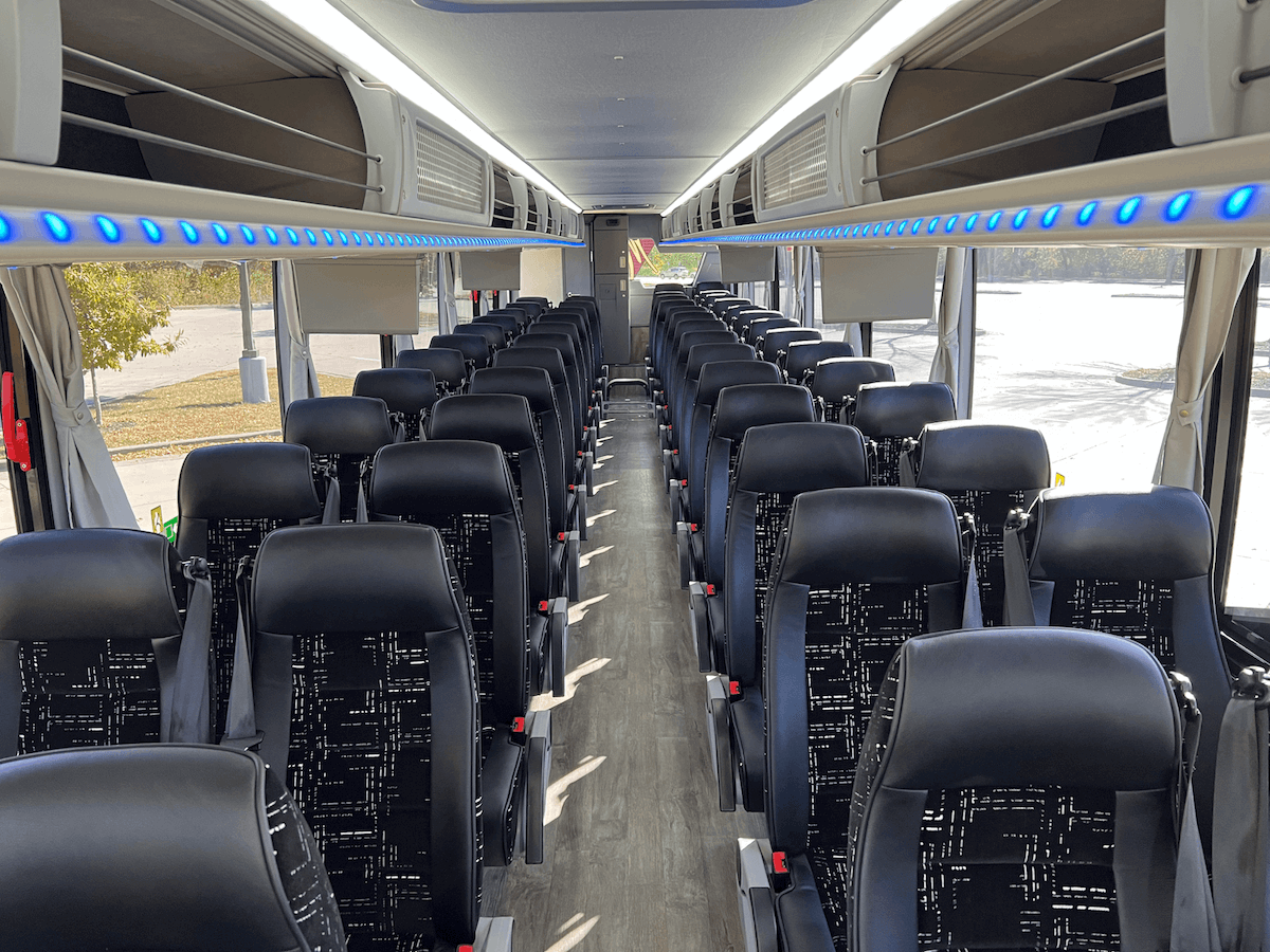 56 passenger charter bus service des moines