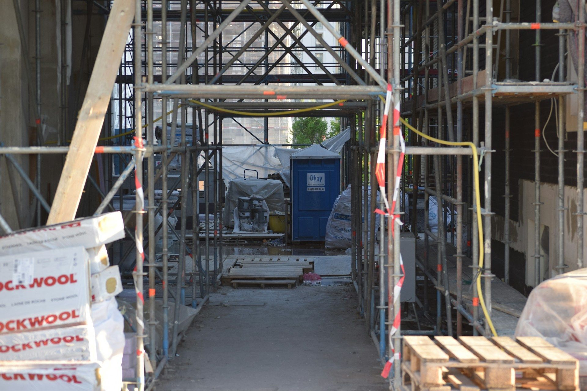 construction site portable toilet