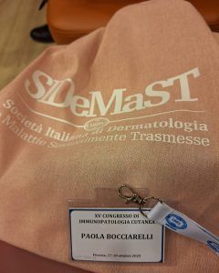 Borsa tote rosa con logo 