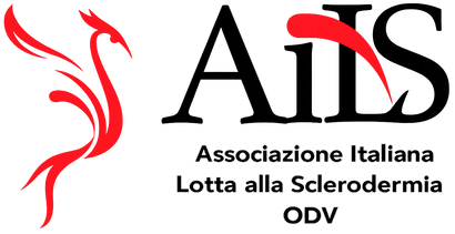 Logo dell'AILS, l'Associazione Italiana per la Sclerodermia. Rappresenta una fenice rossa e il testo nero con l'acronimo AILS.
