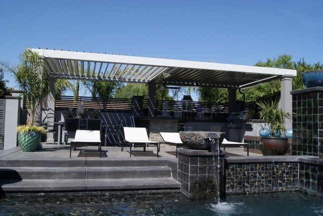 Outdoor Design Pool Side - West Sacramento, CA - Patio Designers