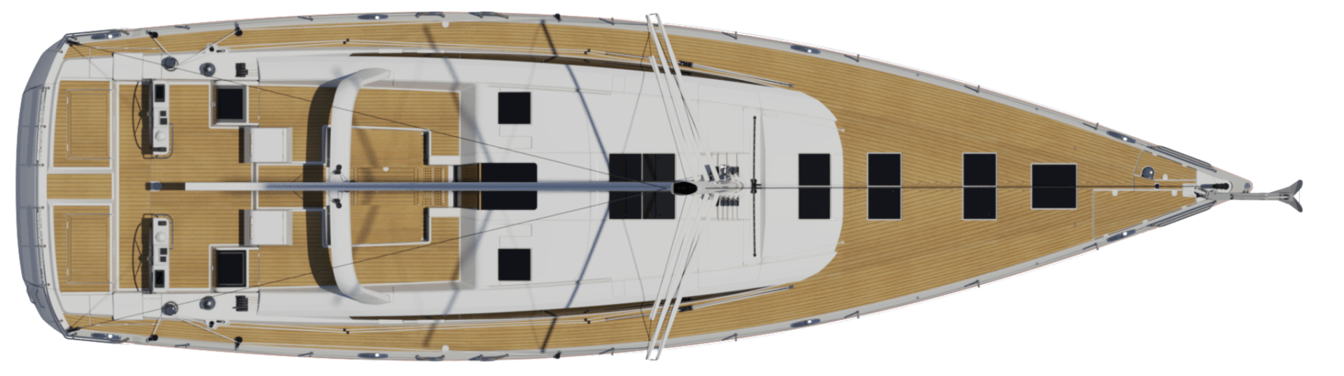 JEANNEAU 64 deck plan 2