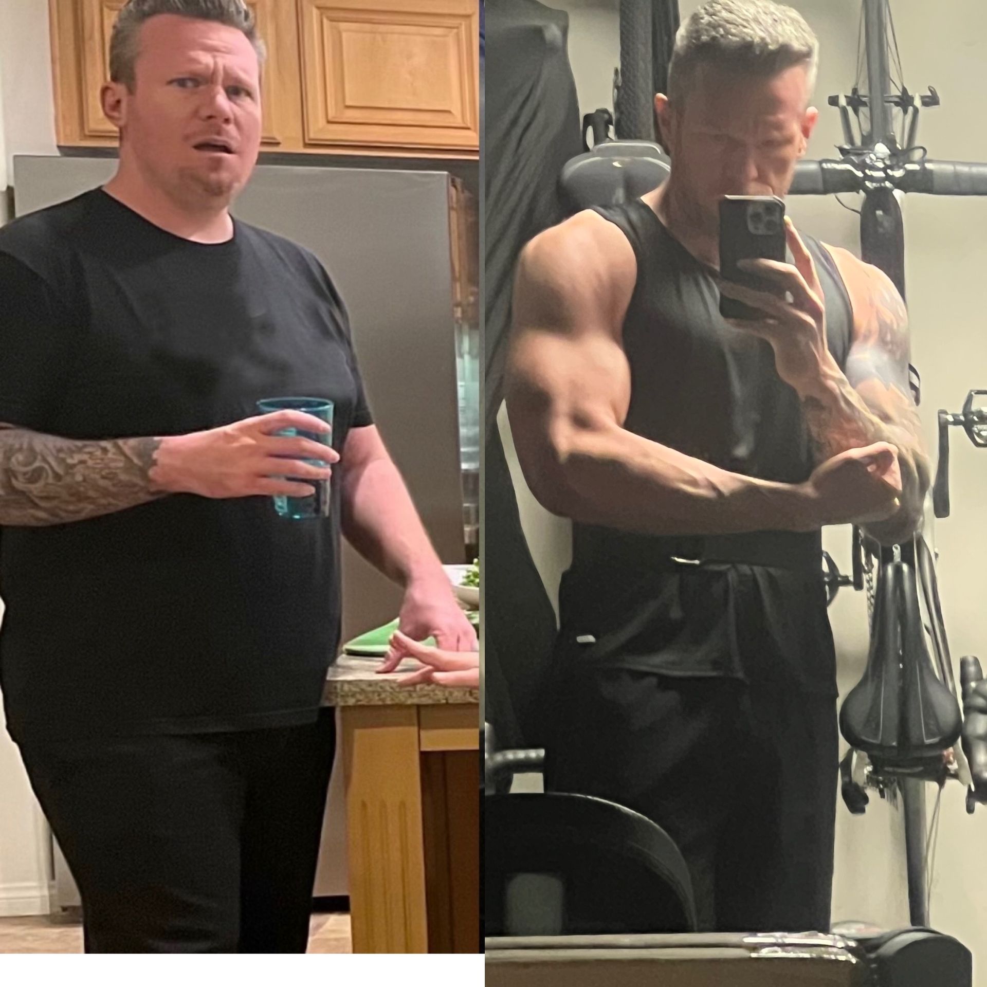 A man is taking a picture of himself in the mirror.