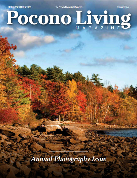 The cover of the annual photography issue of pocono living magazine