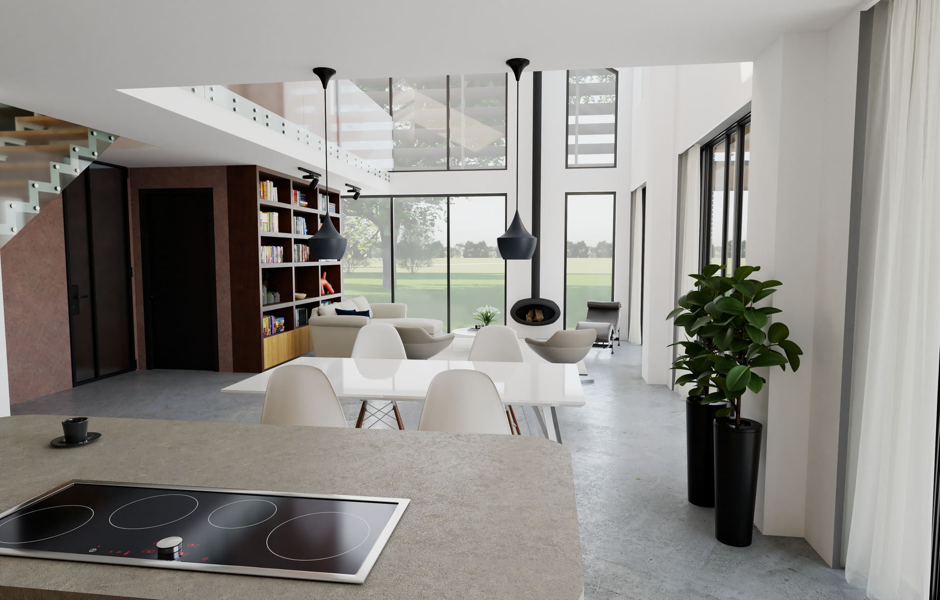 intererieur villa, Goutum