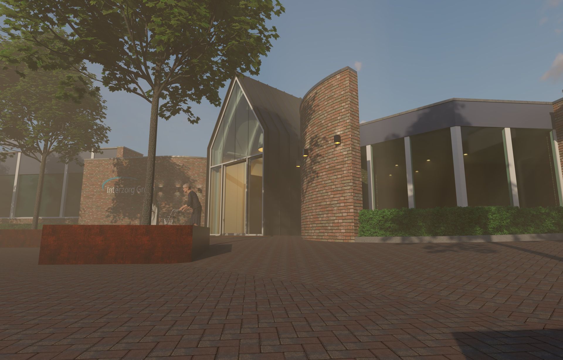 Nieuwe entree Interzorg Ferwert