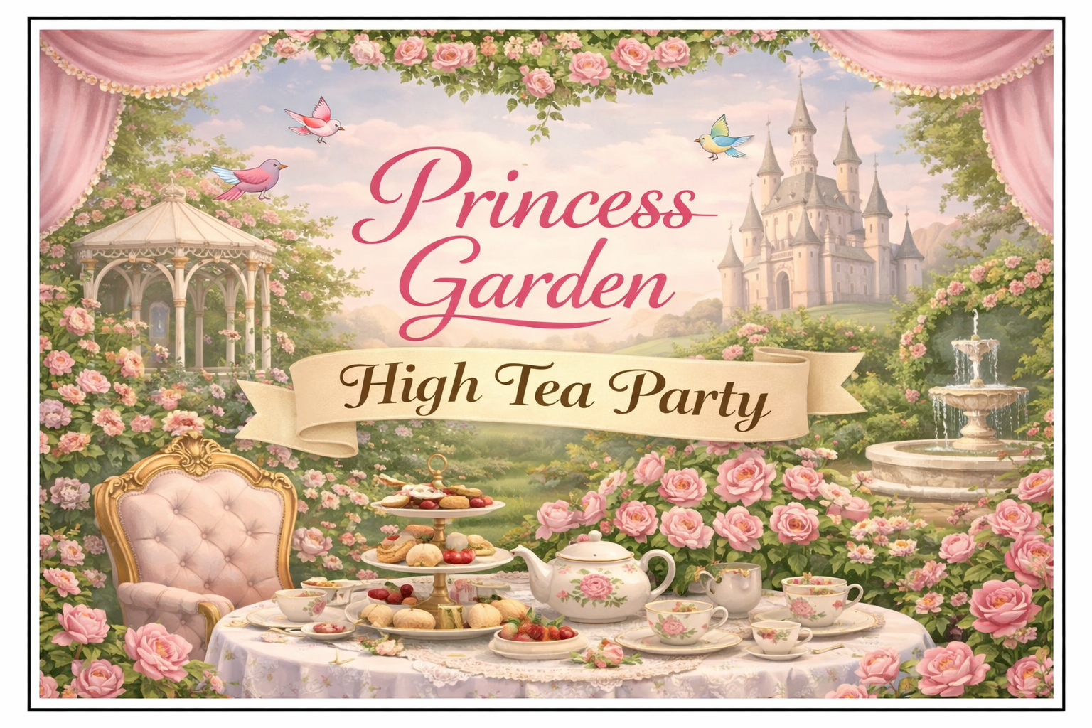 Princess Garden High Tea Party