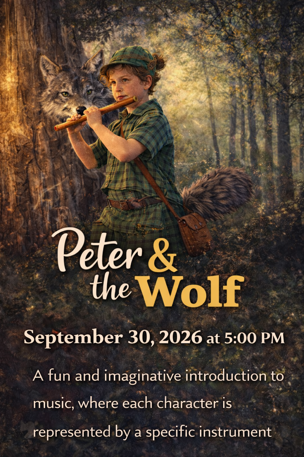 A fun and imaginative introduction to music, where each character is represented by a specific instrument.