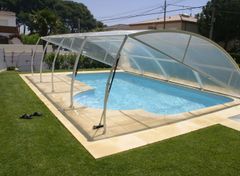 A pool roof