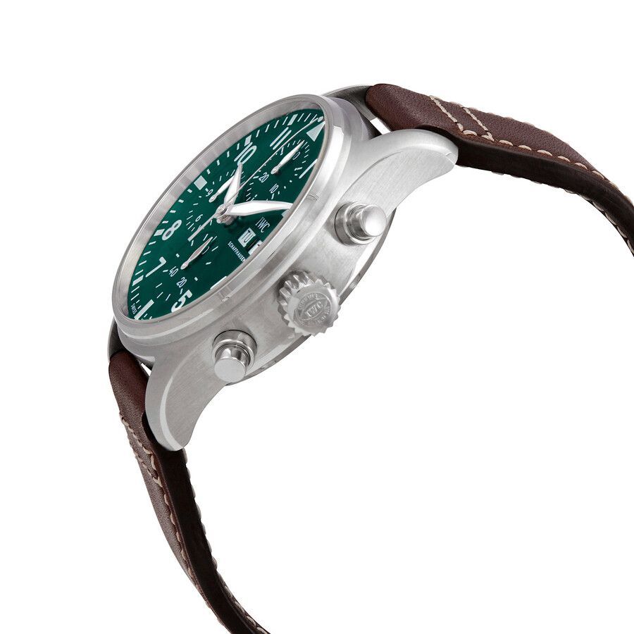 IWC Pilot Chronograph 41 Automatic Green Dial Men's Watch