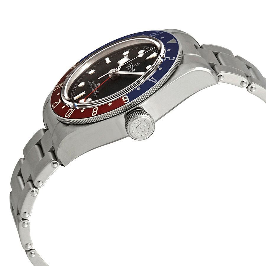 Tudor Black Bay Automatic Black Dial Men's GMT Pepsi Bezel Watch 79830RB-0001