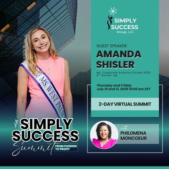 Amanda shisler is a guest speaker at simply success