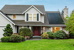Delaware Solar Panels — House with Solar Panel in Wilmington, DE