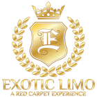 Gold logo: shield with ornate