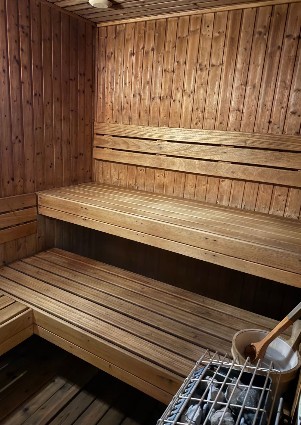 Dry Sauna at Sag Harbor Gym
