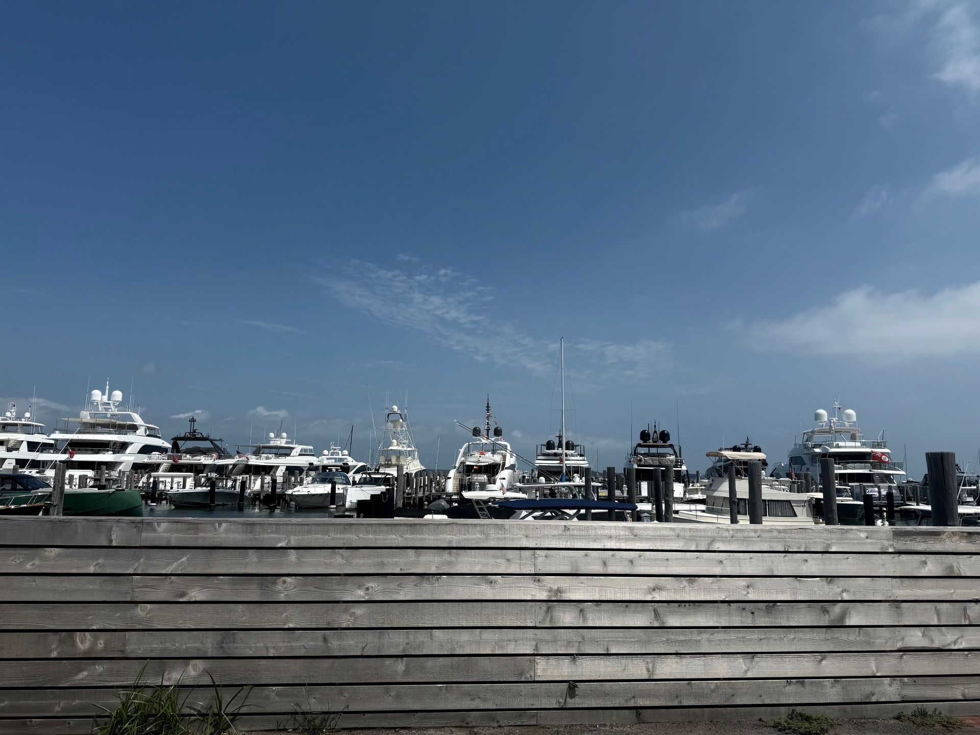 Waterfront Views of Docks at Sag Harbor Gym