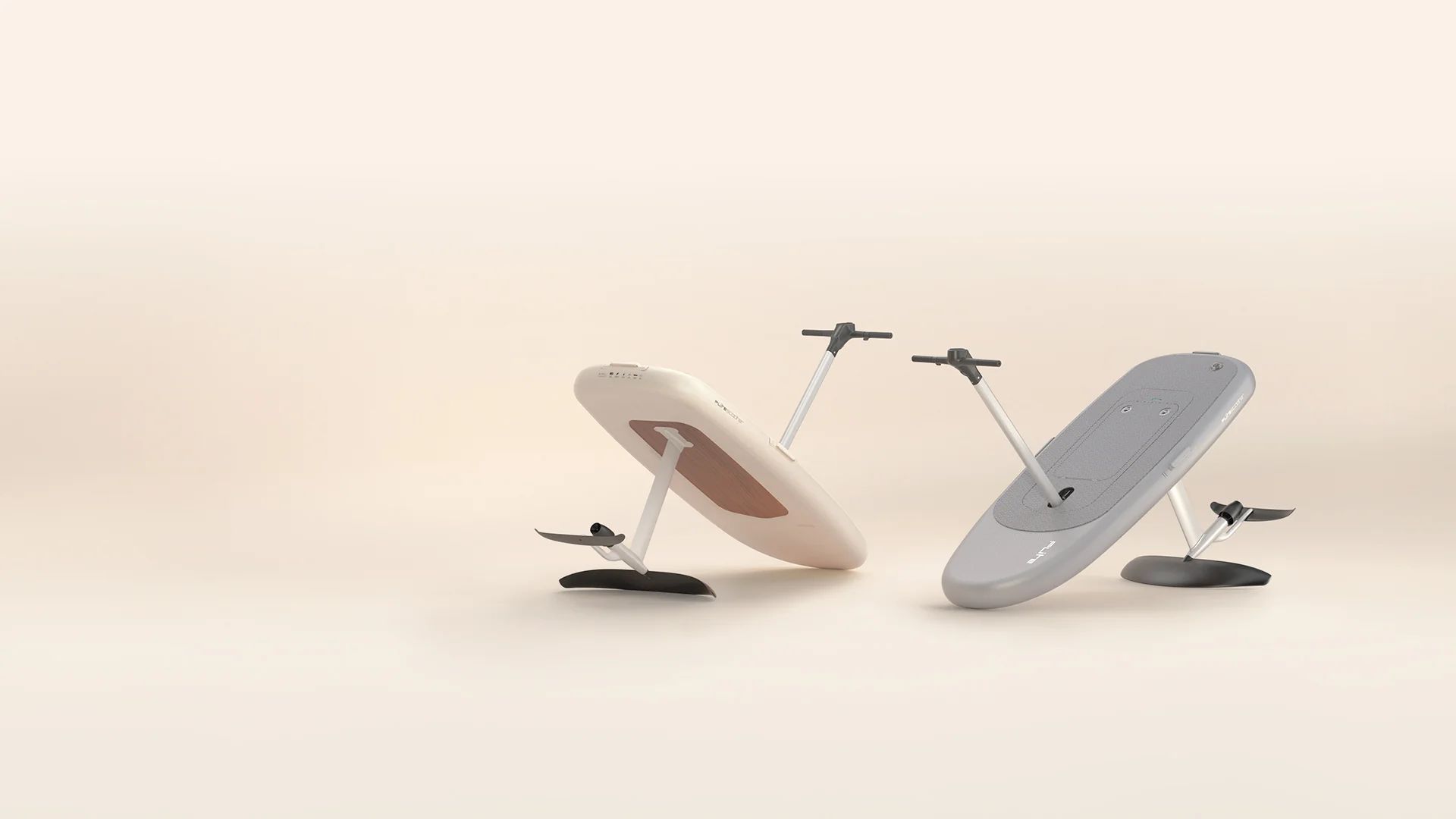 2 flitscooter marron et gris