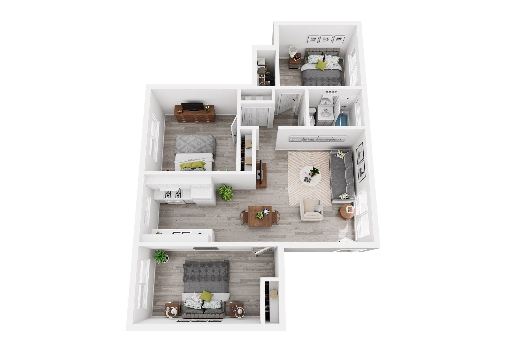 3 bedroom floor plan