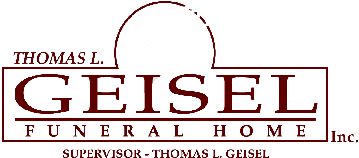 Geisel Funeral Home logo red